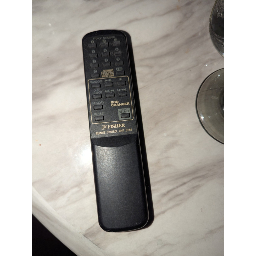 Fisher D650 Remote for PH-D650 Boombox